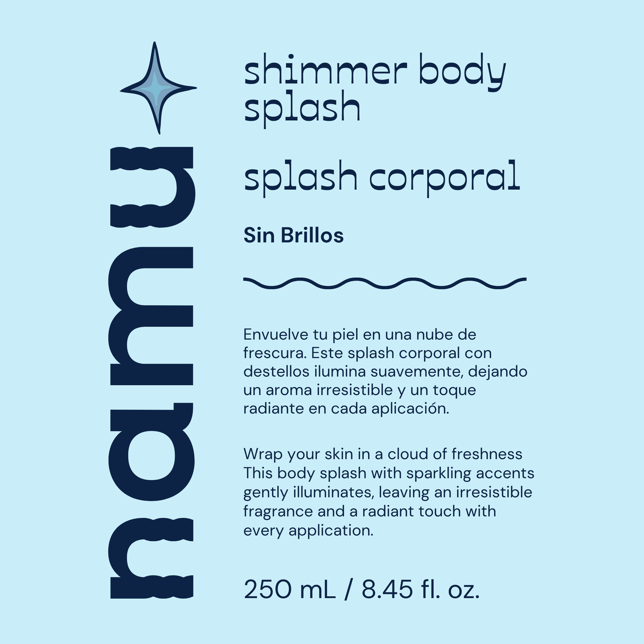 SPLASH CORPORAL NAMU SIN BRILLO