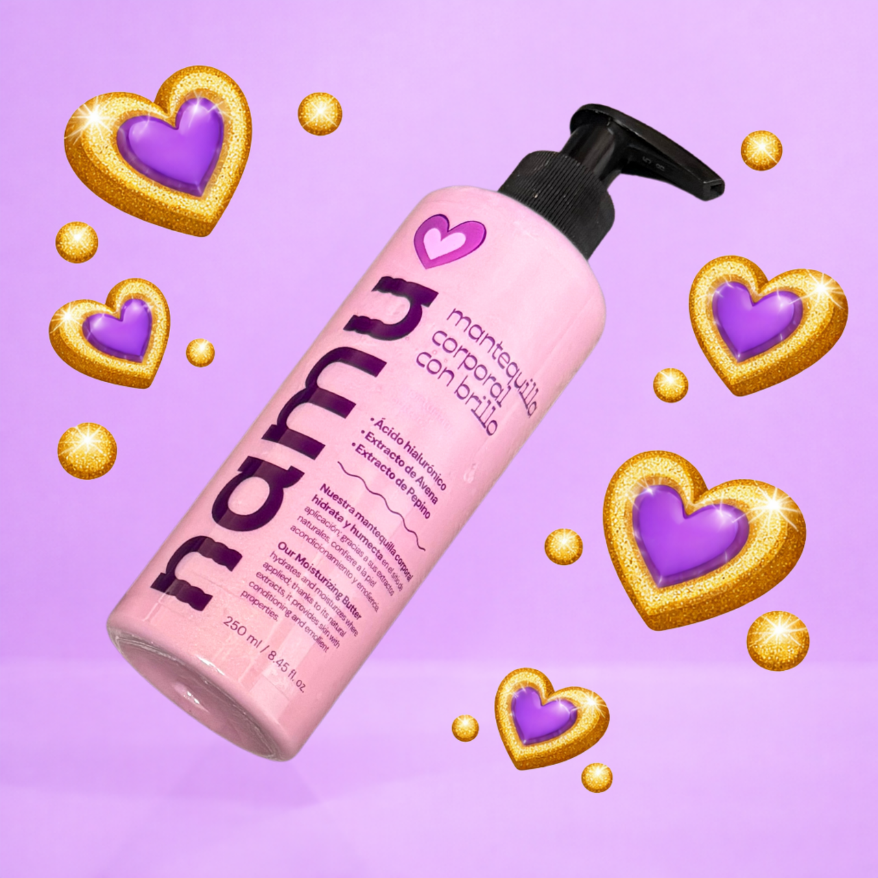 MANTEQUILLA CORPORAL CON BRILLO