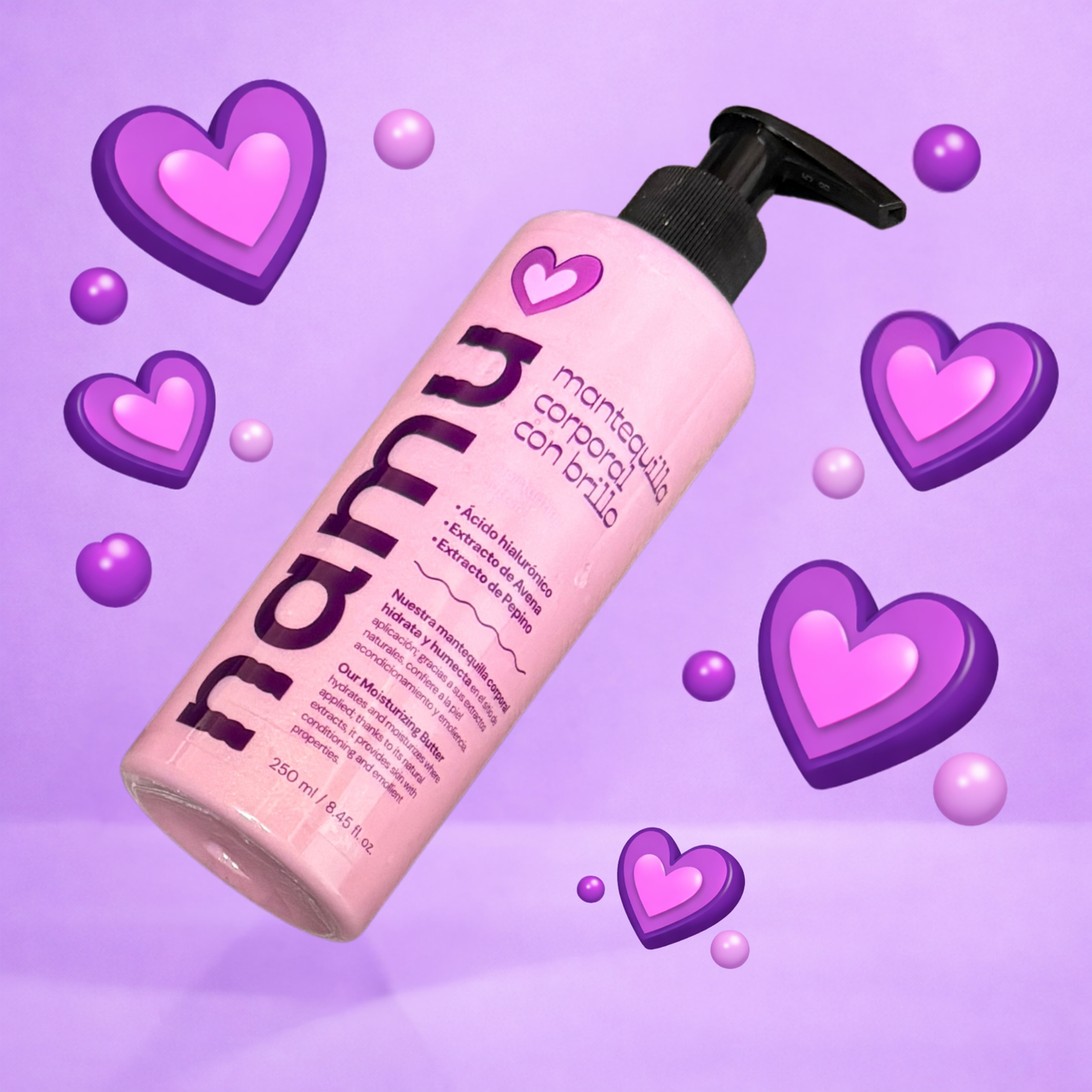 MANTEQUILLA CORPORAL CON BRILLO