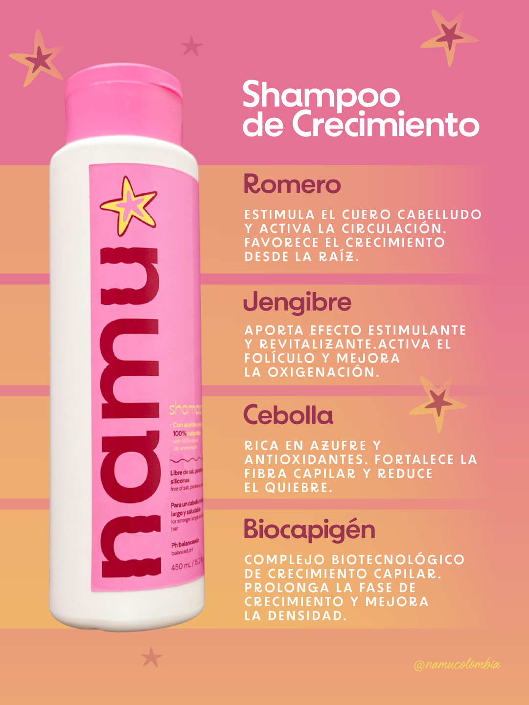 SHAMPOO CRECIMIENTO NAMU